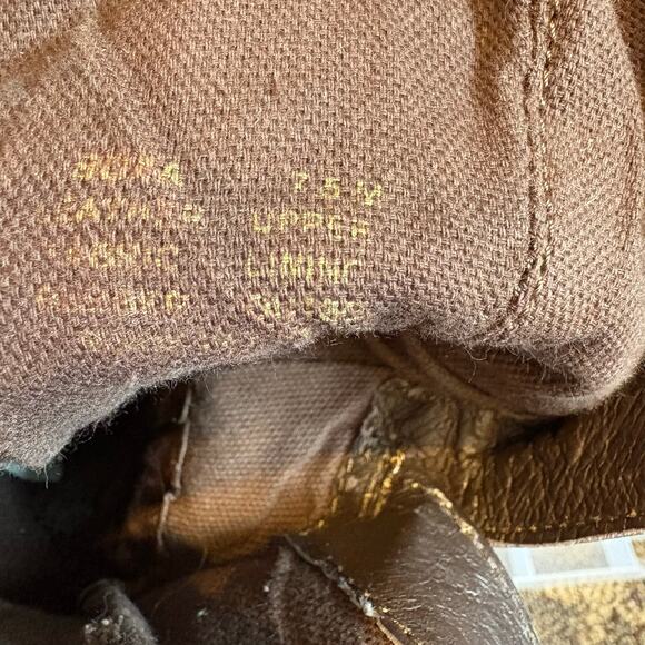 Steve Madden Brown Leather Pull On Buckle Moto Biker Boots Womens Size 7.5 M - Picture 9 of 9